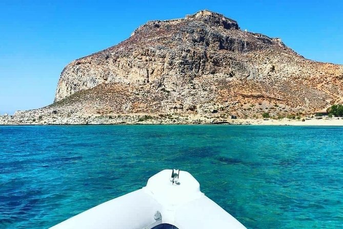 Private Boat Trip Kissamos Balos (price per group - up to 10 people) - Gramvousa Beach plus the fortress views: hike if you want the payoff