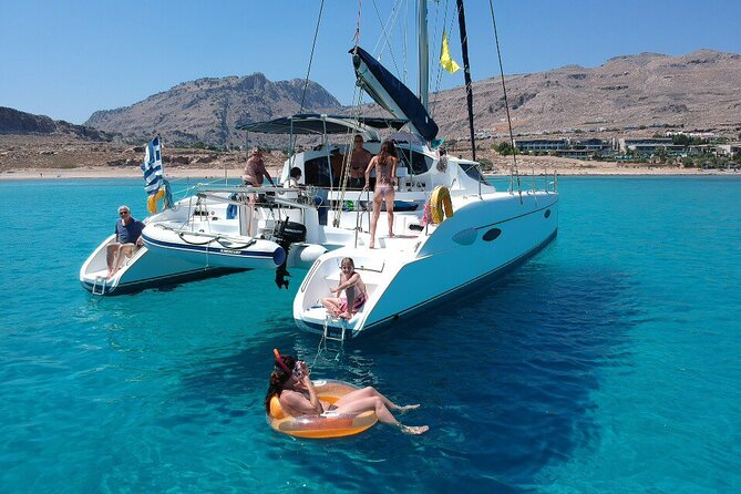 Private CATAMARAN daytrip - Lindos/ Rhodos with Lunch and drinks - Key things that make this Rhodes catamaran day work