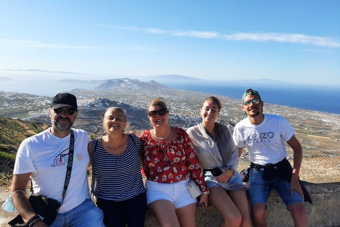 Private Classic Santorini Panorama: Visit the most popular destinations! - Profitis Ilias monastery: the highest peak view that ties the whole island together