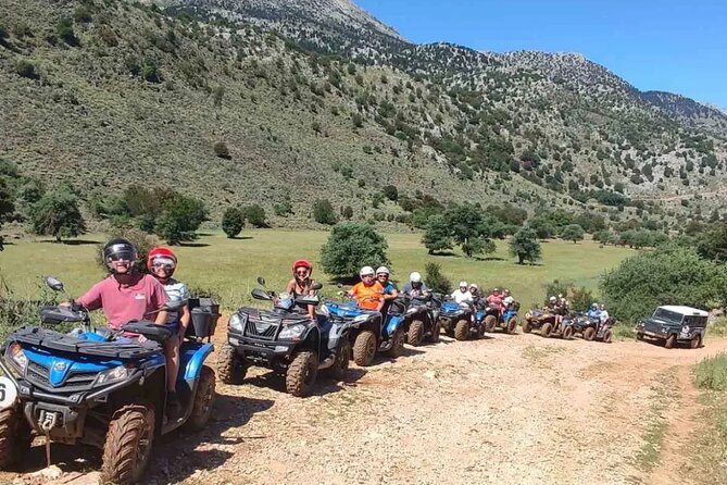 Quad ATV Safari from Georgioupolis Area - Stop for Coffee and Photos, Then the Old Olive Oil Factory Moment