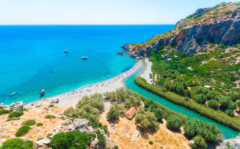 Rethymno/Chania: Preveli Beach and Kourtaliotiko Gorge Tour - Getting Picked Up in Chania or Rethymno, Then Pointed South