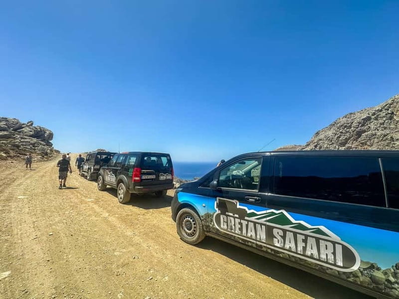 Rethymno: Full-Day Land Rover Safari to Preveli - Prasses gorge and the dam reservoir: where the day starts to feel special