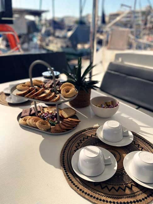 Rethymno Premium Catamaran Cruise: Healthy Lunch & Open Bar - The Sail Out: Sunbeds, Shaded Lounges, and a Slow Cretan Coast