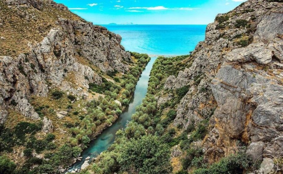 Rethymno: Preveli Beach Damnoni Beach Kourtaliotiko Day Trip - The ferry and the Preveli moment: beach, river, and palms as one scene