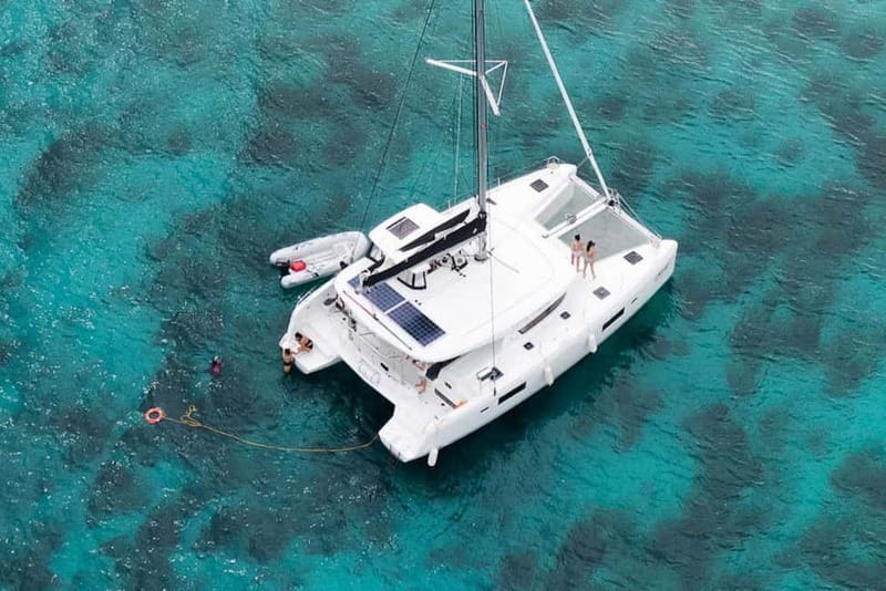 Rhodes: All inclusive Catamaran Escape with Lunch & Drinks - Mandraki Harbour Start: Welcome Drinks, Easy Boarding, and a Real Time Saver