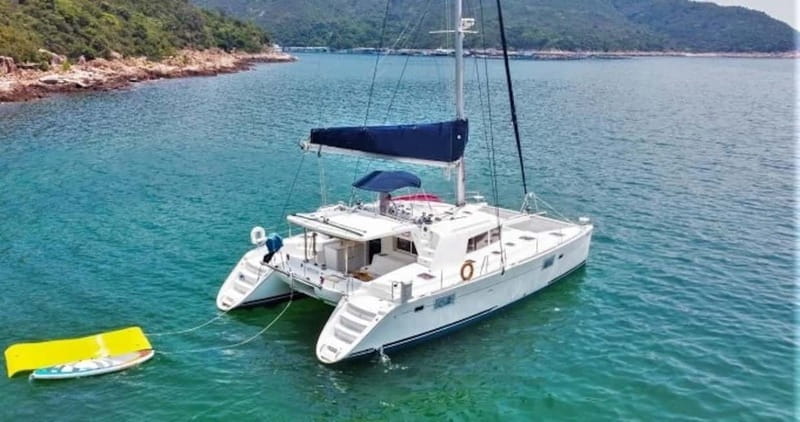 Rhodes: All inclusive Catamaran Escape with Lunch & Drinks - Ladiko Bay Lunch Stop: Greek Food, Shade Time, and Another 80 Minutes in the Water