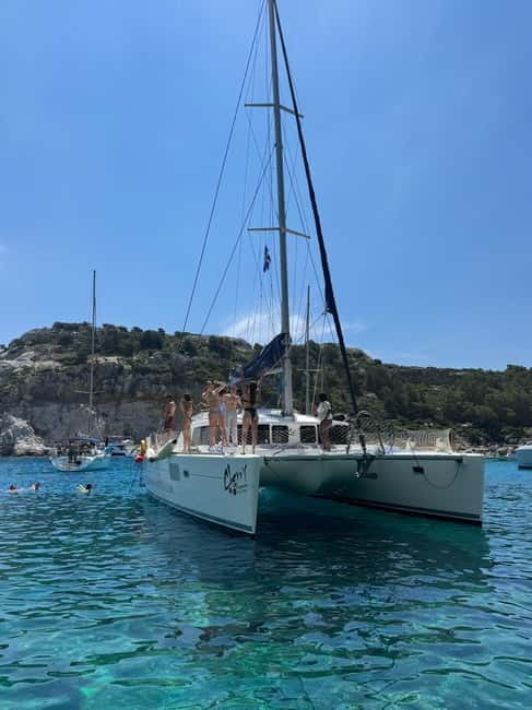 Rhodes: All inclusive Catamaran Escape with Lunch & Drinks - Weather and Safety Reality Check: The Route Can Shift