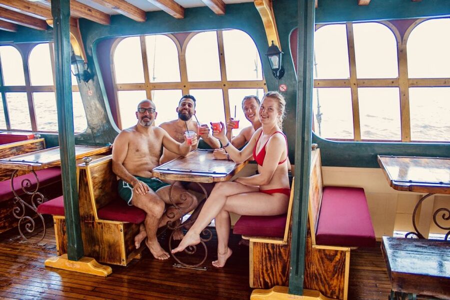 Rhodes: All Inclusive Day Cruise with BBQ & Unlimited Drinks - Timing, parking, and getting to the boat in Mandraki Harbour