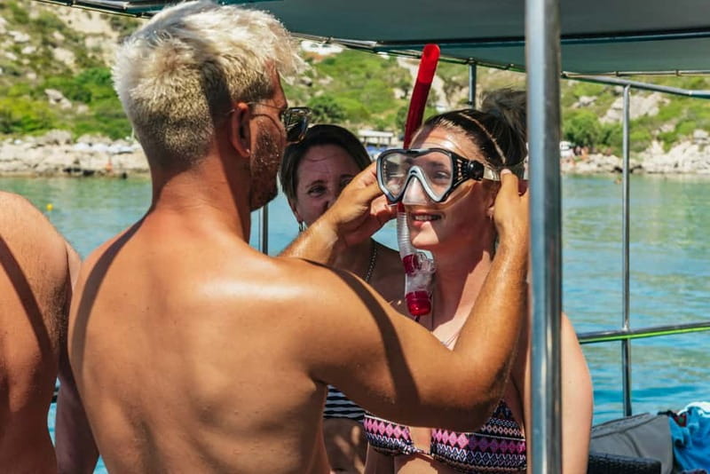 Rhodes: Anthony Quinn, Ladiko and Caves All-Inclusive Cruise - Stop 3: Ladiko Bay, Snorkeling Focus and That Easy, Relaxed Swim Time