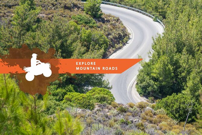Rhodes ATV Quad Adventure Guided Tour 2 or 1 person on 1 Quad - Key highlights to know before you ride