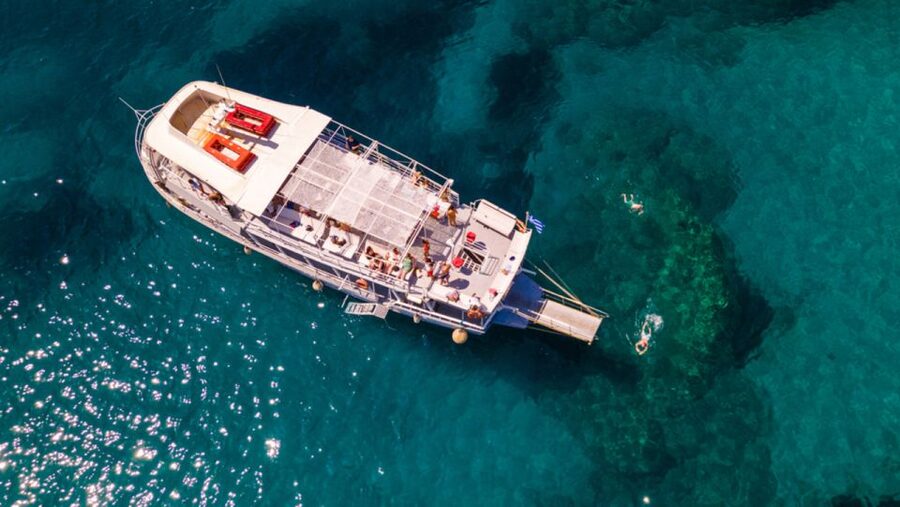 Rhodes: Bay to Bay Swim Cruise with Greek Buffet and Wine - Kalithea Springs Bay: Your First Big Swim With a Real Landmark Moment