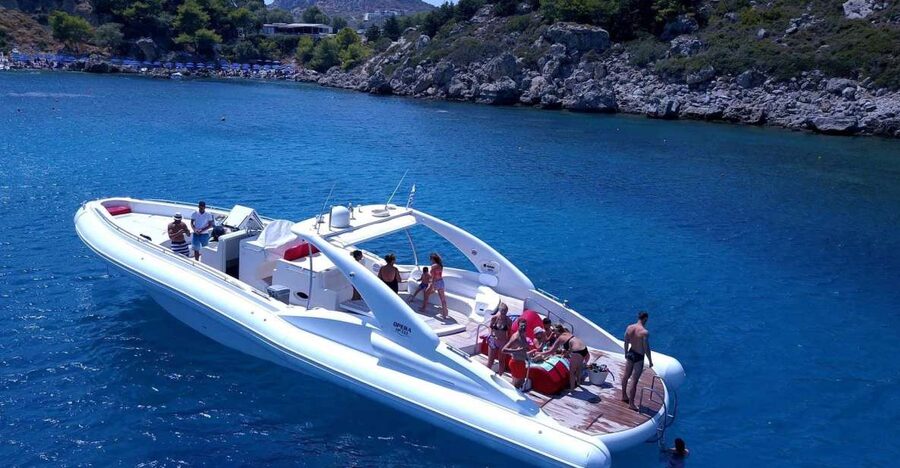 Rhodes: Beach Cruise with Swimming, Meal, & Unlimited Drinks - Onboard Comfort: Unlimited Drinks, Wi-Fi, Toilets, and Sea Toys