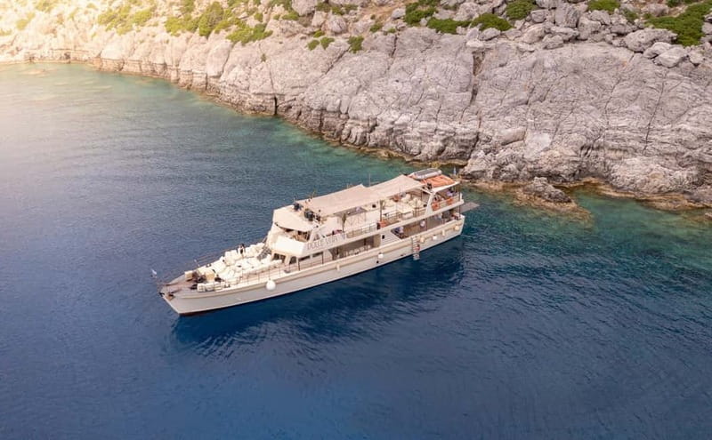 Rhodes: Beach Gem Exploration Cruise with Lunch & Transfer - Where the timing fits: 10:30 boarding, 11:00 departure, back around 4:00