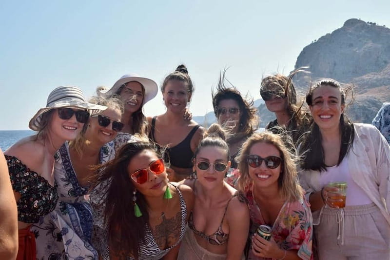 Rhodes: Boat Party Cruise with Live DJ - Boarding at 5 PM, With DJ Mike Running the Show