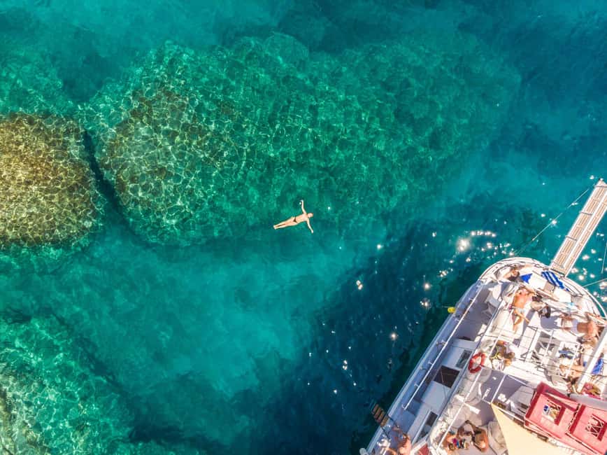 Rhodes: Boat Tour with Snorkeling, Gourmet Buffet & Open Bar - A classic caique day off Rhodes, with comfort built in