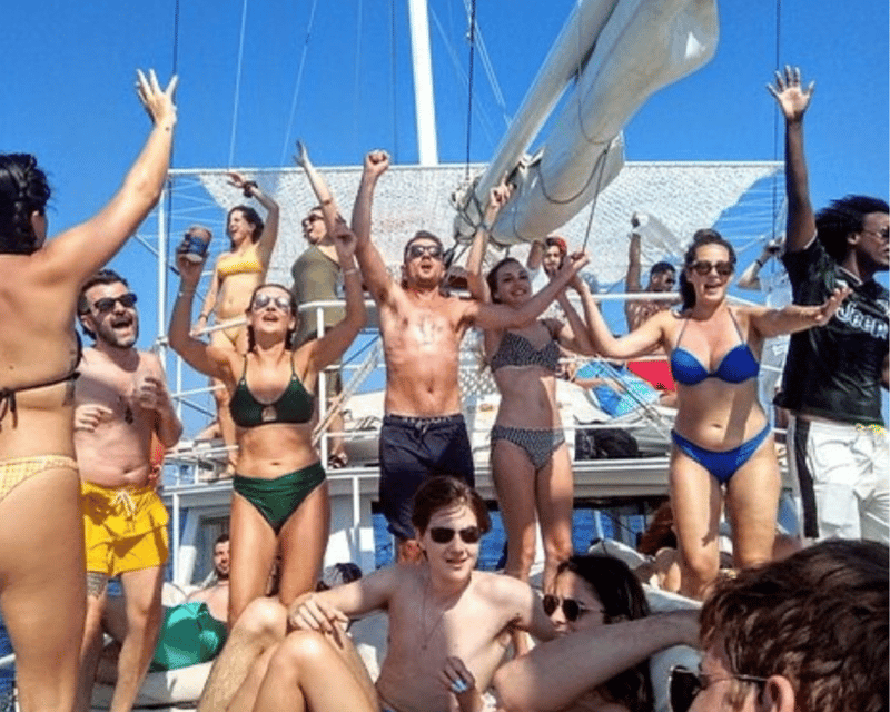 Rhodes: Boat Tour with Snorkeling, Gourmet Buffet & Open Bar - Anthony Quinn Bay: huge rock formations, cocktails, and the story behind the name