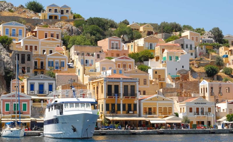 Rhodes: Boat trip to Symi island with swimming at St. George - How this Symi day trip actually moves