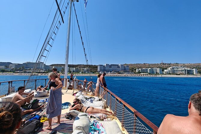 Rhodes Cruise - Fun in the Sun - Ladiko Beach and Fun Island: the floating platform playground you will remember