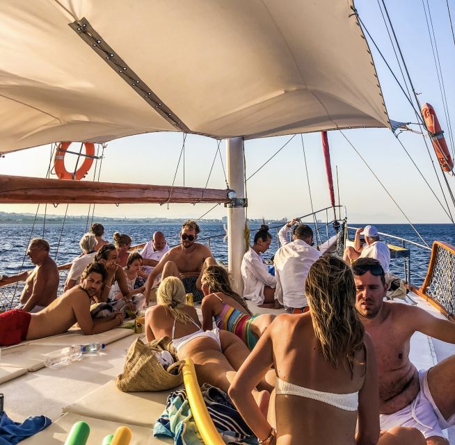 Rhodes: Cruise with 3 Stops, Lunch and Unlimited Drinks - Key Highlights at a Glance