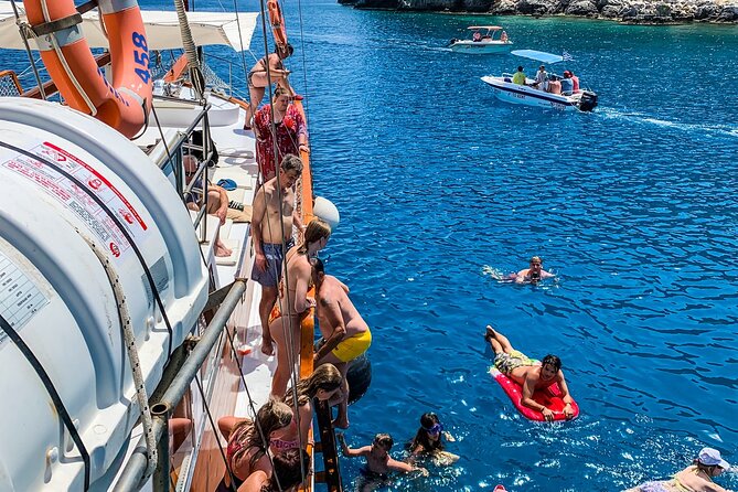 Rhodes Day Cruise (with lunch & unlimited drinks) 5,5 Hours - Stop 3, Kalithea Springs: the last swim in bright, clean water