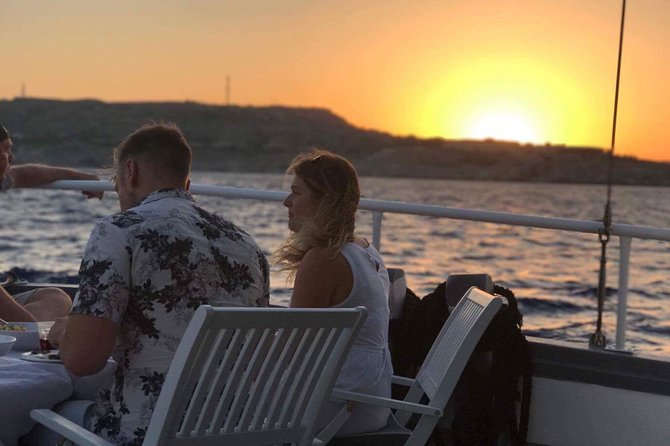 Rhodes Exclusive Sunset tour Cocktail Open bar Gourmet Live Music - From Saint Nicholas to the Colossus Spot: Rhodes Old Port at Dusk