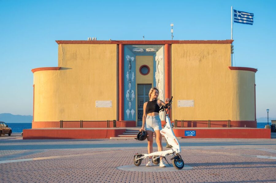 Rhodes: Explore the New and Medieval City on Trikkes - Bridges, Towers, and the Medieval Moat Without the Traffic Headache