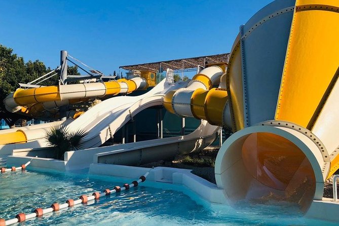 Rhodes Faliraki Water Park Admission Ticket - Shade, sunbeds, and the concrete problem (yes, it matters)