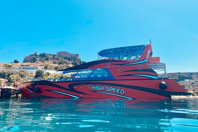 Rhodes High Speed Boat to Lindos - Price and value: what $54.44 buys you on this route