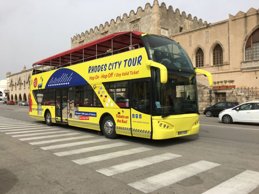 Rhodes: Hop-On Hop-Off City Tour Bus - Getting a fast Rhodes overview from the top deck