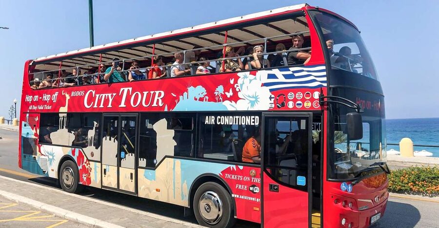 Rhodes: Hop-On Hop-Off Sightseeing Bus Tour - The Acropolis Photo Stop, Monte Smith Views, and What to Do in 5 Minutes