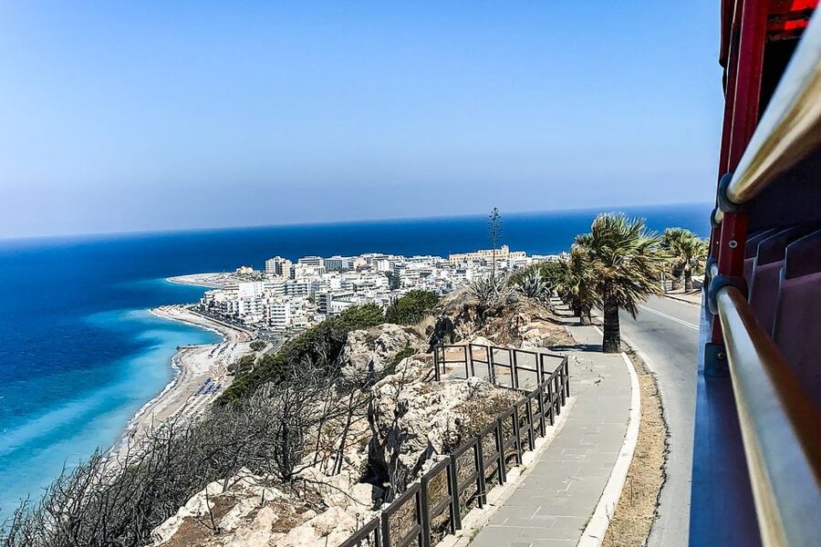 Rhodes: Hop-On Hop-Off Sightseeing Bus Tour - Elli Beach Aquarium Stop and the Nea Agora Break You’ll Actually Use