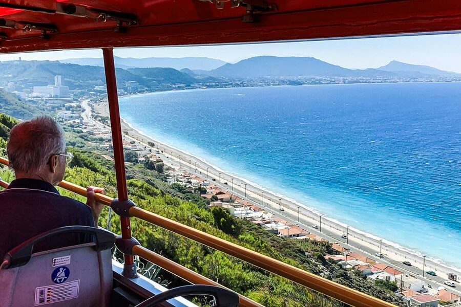 Rhodes: Hop-On Hop-Off Sightseeing Bus Tour - Harbour Views and the St. Francis of Assisi Cathedral Pass-By