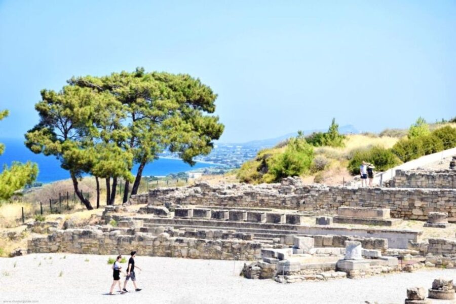 Rhodes: Kamiros, Embona, Mt. Profitis Ilias & Kallithea Tour - Embonas village and the oldest winery vibe: tasting plus real Rhodian shopping