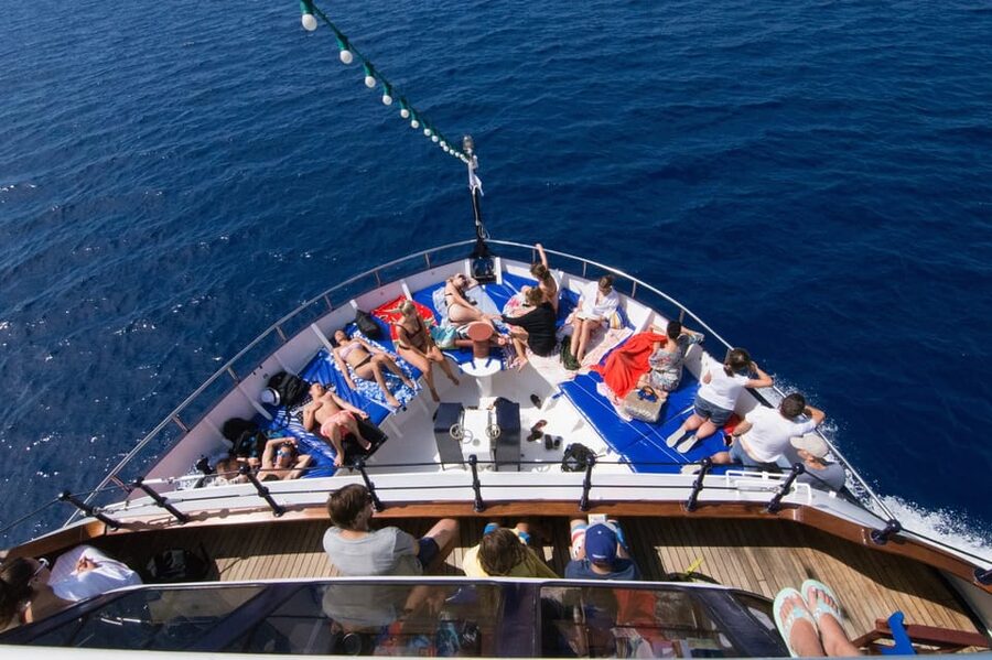Rhodes: Lindos Cruise with 2 Swim Stops - A Smooth Day Between Rhodes and Lindos, With Two Great Bays
