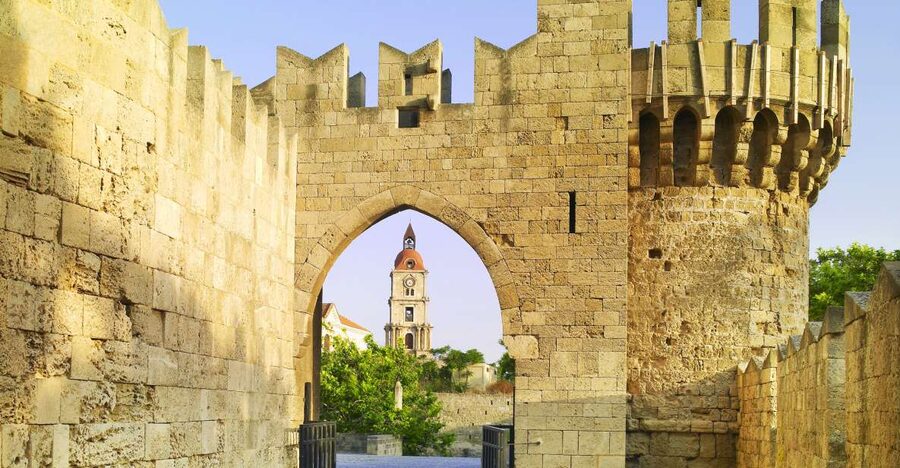 Rhodes: Old Town Walking Tour with Guide - The Grand Master Palace area, where power was on display