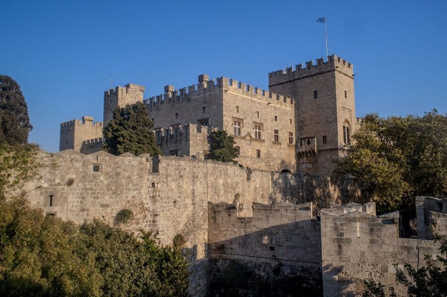 Rhodes: Old Town Walking Tour with Guide - Fortifications of the Palace, the view behind the walls