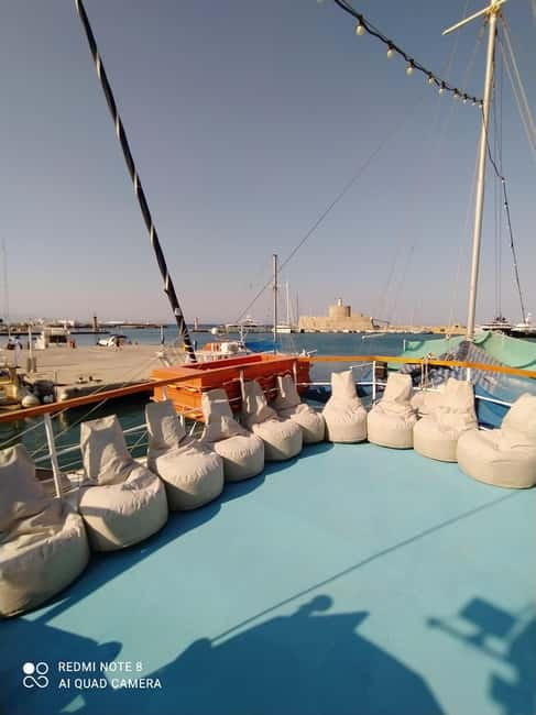 Rhodes: Pleasure Cruise for Swimming and Snorkeling - Drinks and Food on the Boat: Budget Carefully