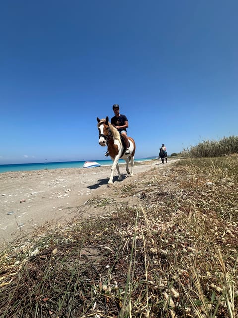 Rhodes: Seaside Horseback Riding Experience - Entering NiVa Ranch: getting set up for a relaxed ride