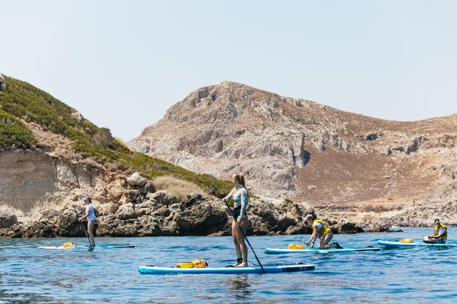 Rhodes: Stand-Up Paddleboard and Snorkeling Tour - The Secluded Bay Snack Stop: Greek Food Break With a View