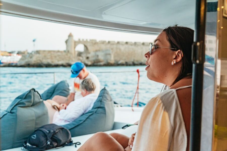 Rhodes: Sunset Catamaran Cruise with Dinner Buffet & Drinks - Value for $58: Why This Often Beats a Dinner-Only Plan