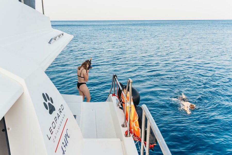 Rhodes: Sunset Catamaran Cruise with Dinner Buffet & Drinks - The Group Vibe: Couples Love It, Families Can Make It Work