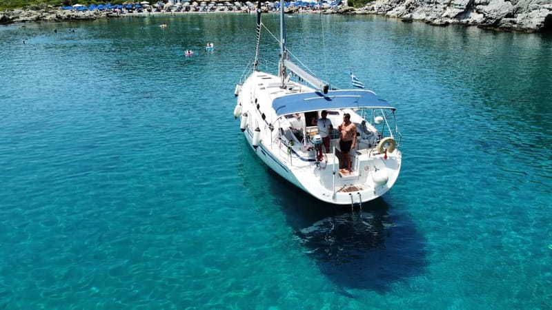 Rhodes: Sunset Catamaran Cruise with Snack, Fruits & Drinks - Price and logistics: what $58 really buys you