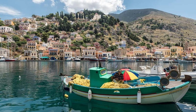 Rhodes: Sunset Cruise to Symi Island with 3 Hours Free Time - Arrival at Symi: turquoise harbor views and the pastel town feel