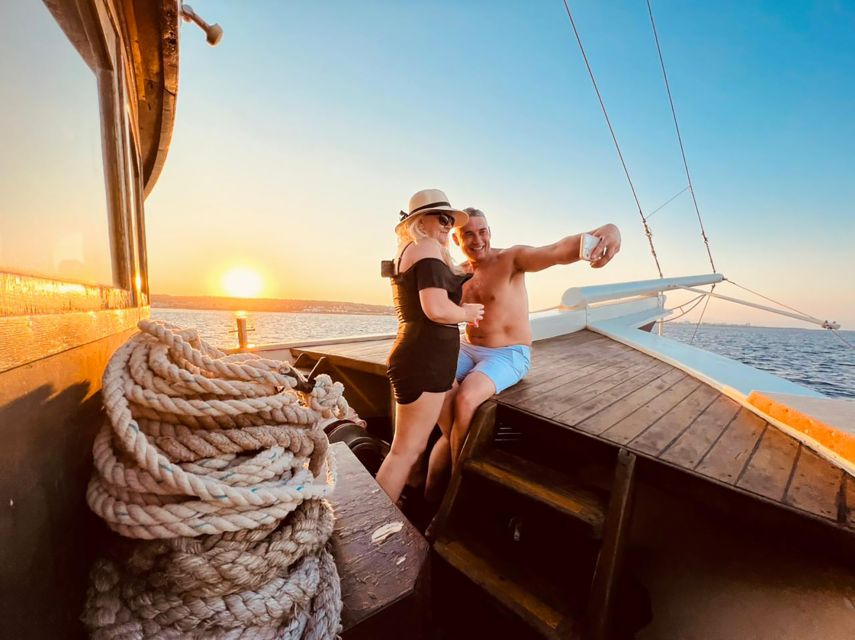 Rhodes: Sunset Cruise with Greek BBQ and Unlimited Drinks - The First 45 Minutes: Scenic Cruising and Getting Your Bearings