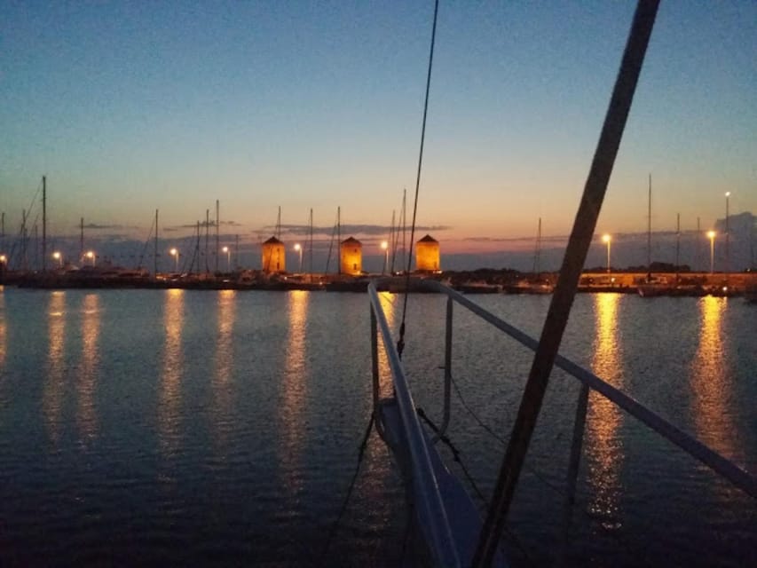Rhodes: Sunset Cruise with Live Music, Wine & Greek Buffet - Rhodes Views From the Water: Landmarks You Normally Miss