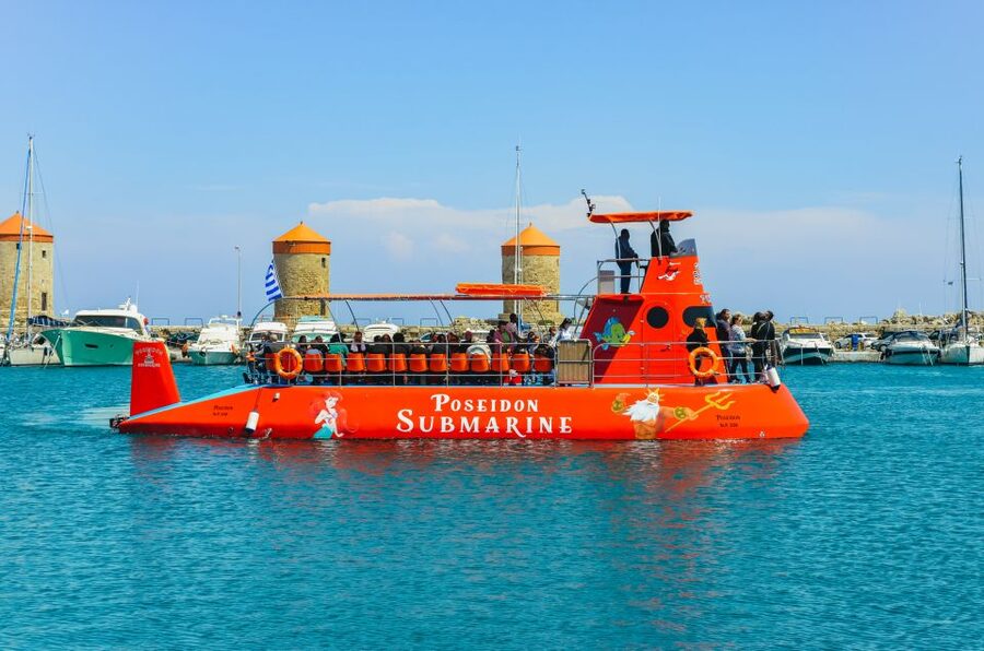 Rhodes Town: Submarine Cruise with Underwater Views - Underwater Views: Clear Windows, Cloudy Water, and What to Do About It