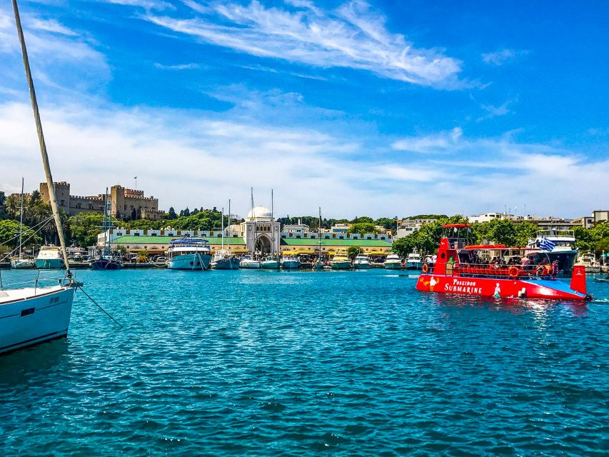 Rhodes Town: Submarine Cruise with Underwater Views - The History Stops: How the Route Helps You Place Rhodes on a Map