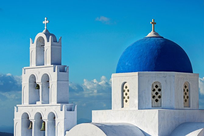 Santorini: 4hr Private First Impressions Tour - Stop 1: Prophet Elias, the island-orientation viewpoint