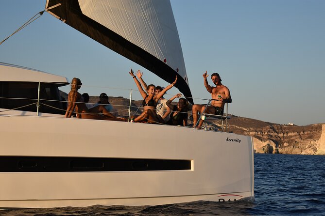 Santorini Catamaran Cruise with Fresh Meal and Open Bar - Highlights that Matter in Real Life