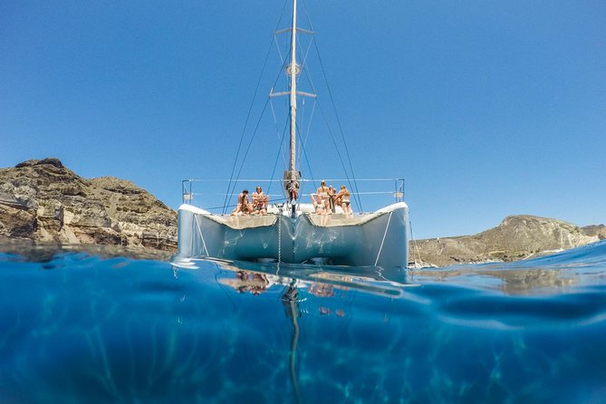 Santorini Catamaran Cruise with Fresh Meal and Open Bar - Your Route Around Santorini’s Famous Coasts